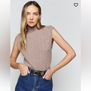 Reformation Cashmere Turtleneck Sweater Top